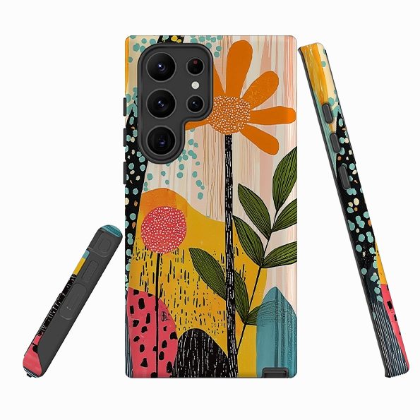 Luxury Texture Finish Handcrafted Design Samsung Tough Case - Chelsea Lane