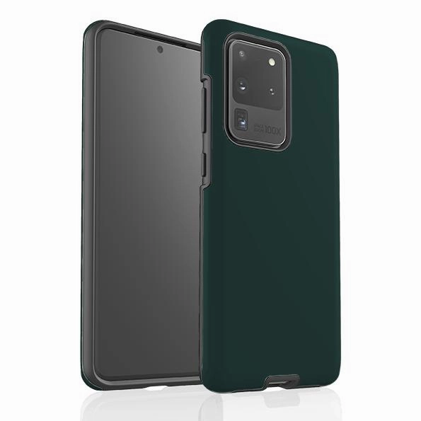 Luxury Detail Protective Shell Samsung Tough Case - Forest Green