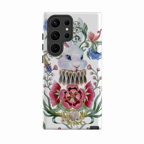 Samsung Tough Case - White Rabbit By Maria Matos Smooth Form