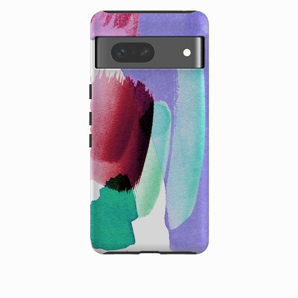 Google Tough Case -  Watercolour Amethyst By Kitty Joseph Hard Edge Strong protection