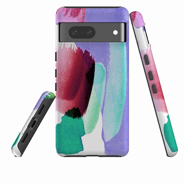 Google Tough Case -  Watercolour Amethyst By Kitty Joseph Soft coating