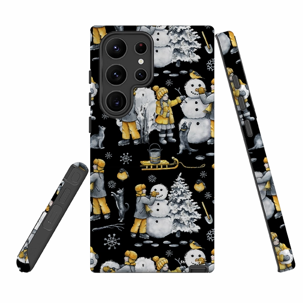 Classic Grip Minimal Comfort Samsung Tough Case - Me And Snowman