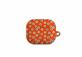 Smiley Orange Airpod Case Gen 3 fashion ergonomic commuter handmade silicone airpods case premium matte silicone shell