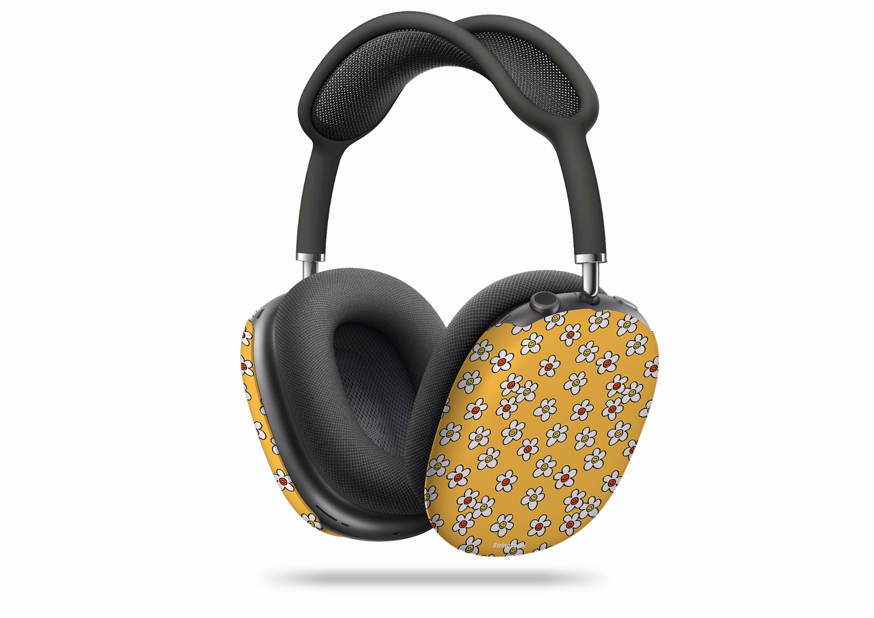 soft matte airpods case Smiley Yellow Airpod Max Case