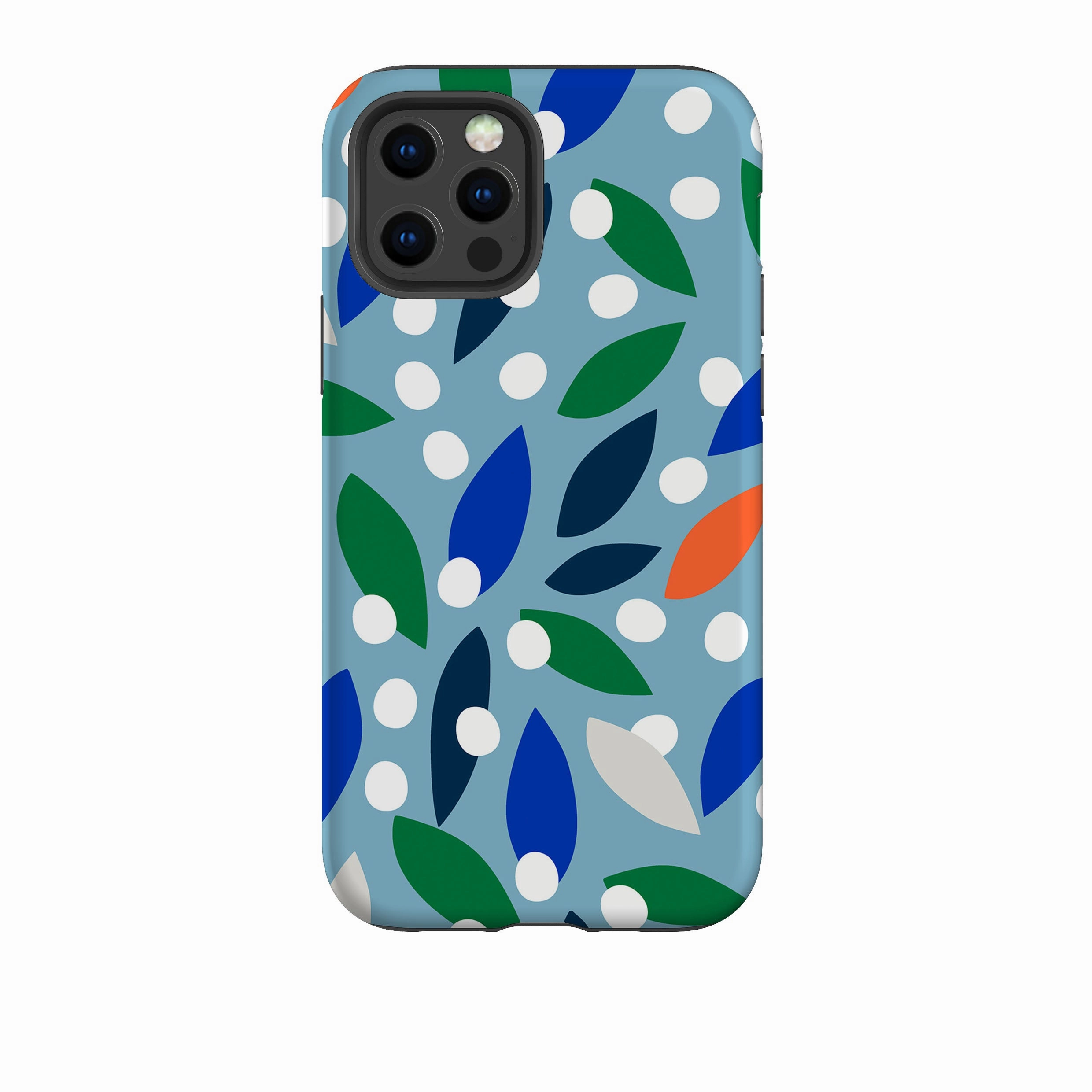 Slim Fit Design iPhone Tough Case - Floral Drops