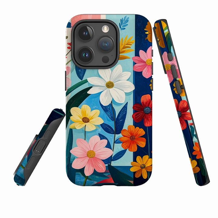 iPhone Tough Case - Bloom Floral Trendy Layer
