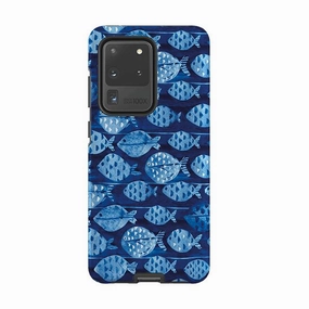 Samsung Tough Case - Bluefish By Sarah Campbell Clear Design