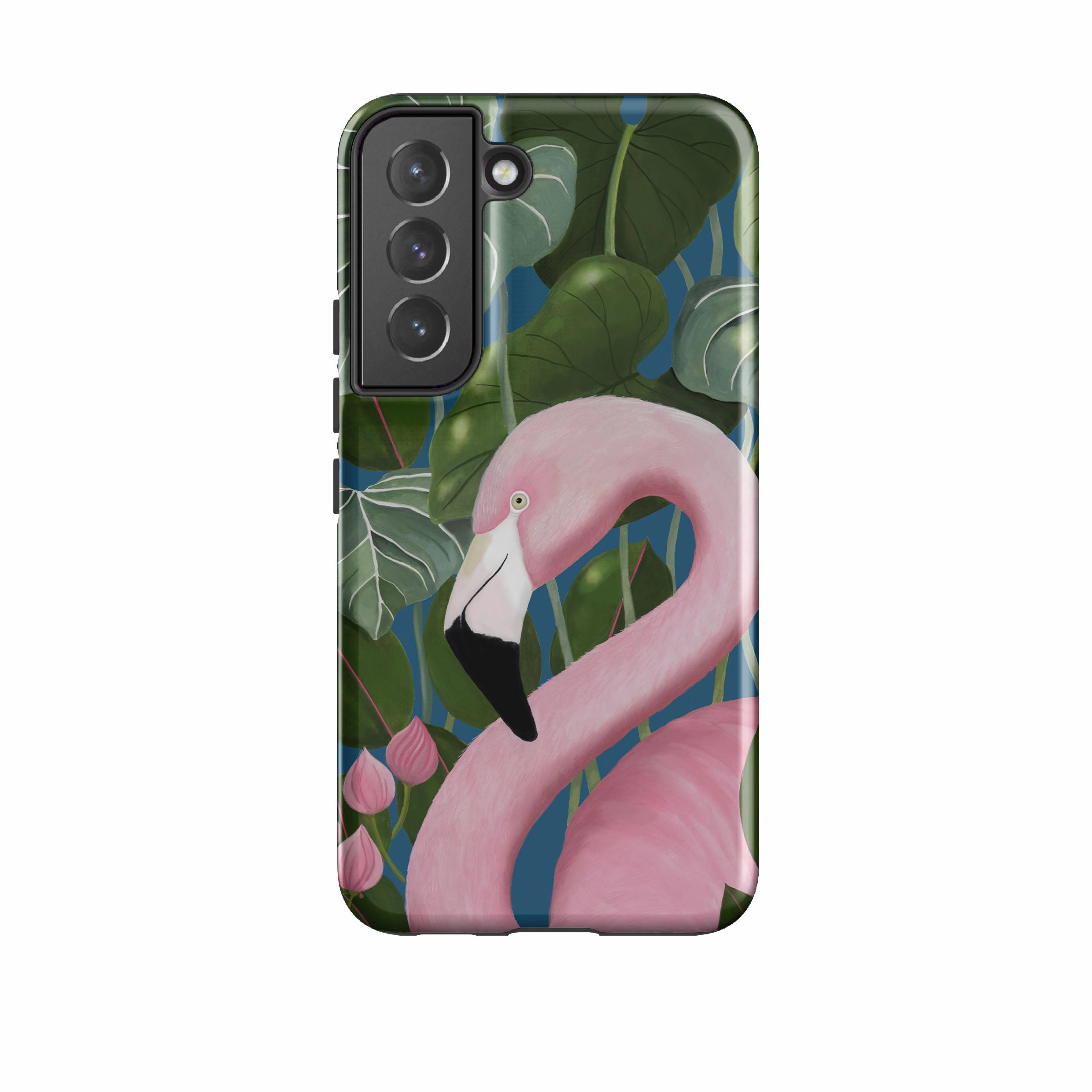 Samsung Tough Case - Flamingo By Bex Parkin Grip Layer Modern Form