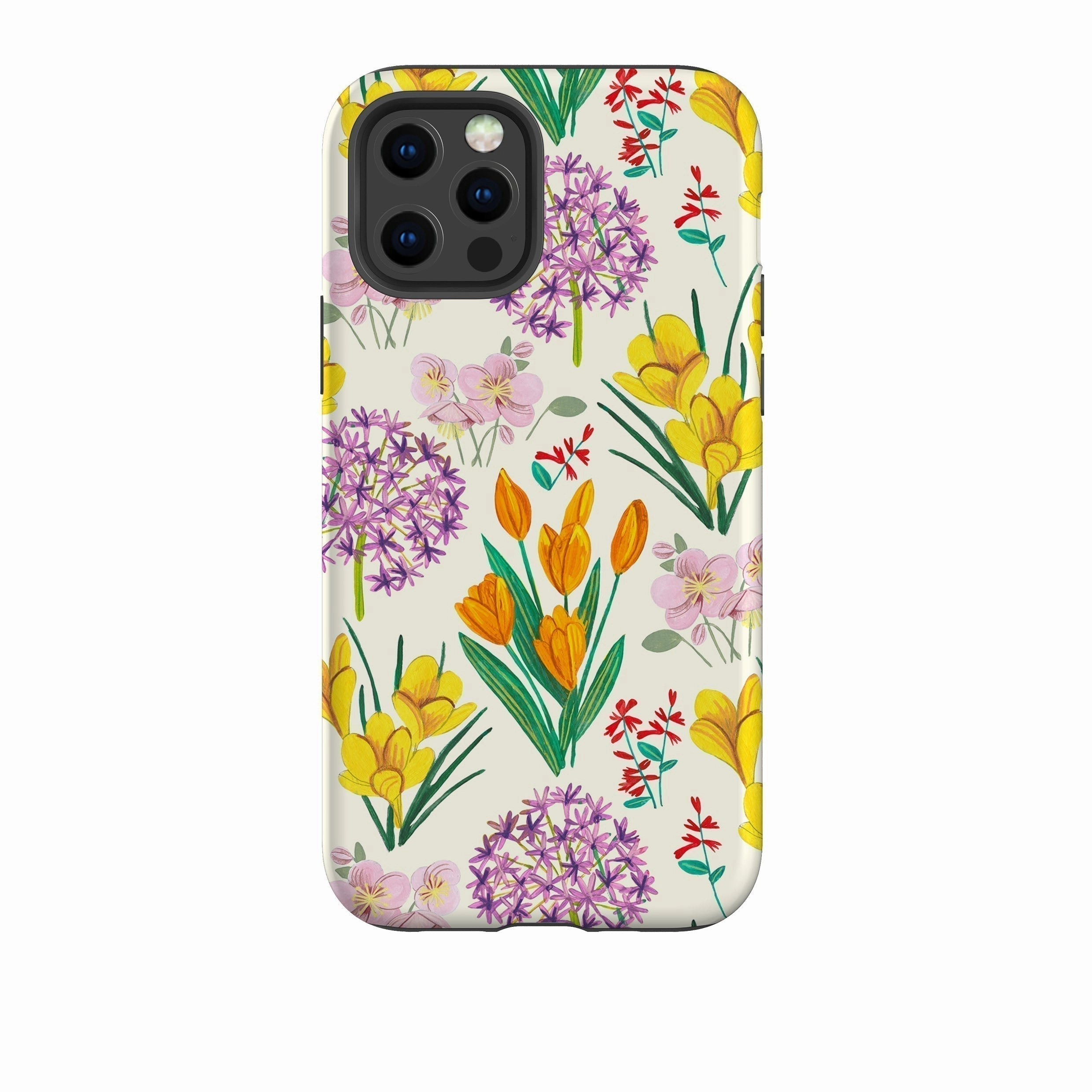 iPhone Tough Case - Botanical By Caroline Bonne Muller Modern Build Texture Strong Shell