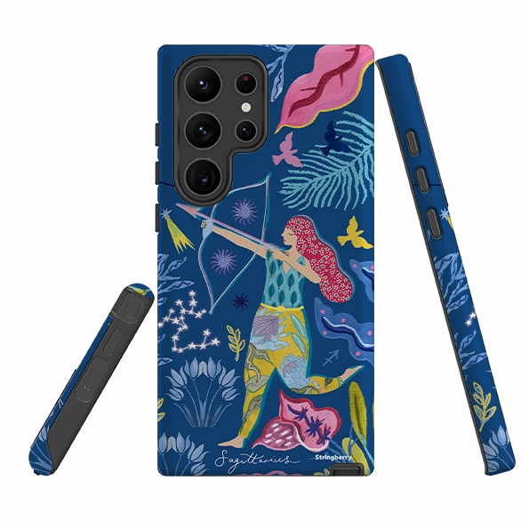 Matte Shield Samsung Tough Case - Sagittarius By Emma Frances Grant