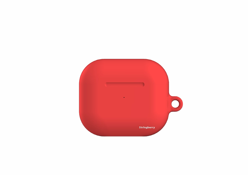 vivid colored airpods case stylish silicone case Zurich Red Airpod Case Gen 4