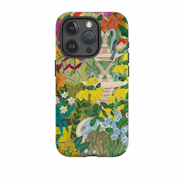 Creative Accent Durable Build iPhone Tough Case - Floral Garden By Caroline Bonne Muller