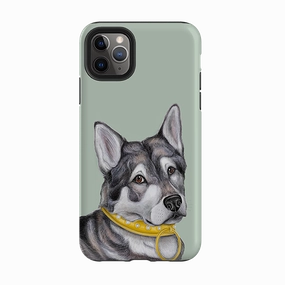 iPhone Tough Case - Huskey By Catherine Rowe High Durability Practical Look