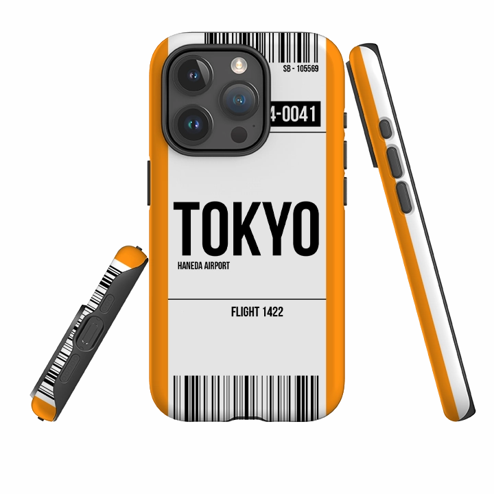 iPhone Tough Case - Tokyo Orange Protective Layer