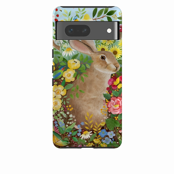 Google Tough Case -  Rabbit Garden By Bex Parkin Protective Frame Design Gloss Layer Finish