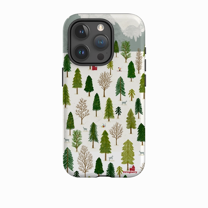 Comfort Edge iPhone Tough Case - Winter Landscape III By Katherine Quinn
