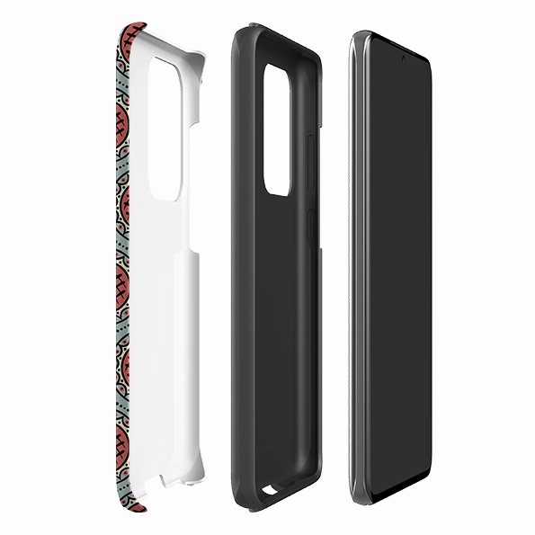Urban Fashion Strong Corners Samsung Tough Case - Charleston Red By Cressida Bell