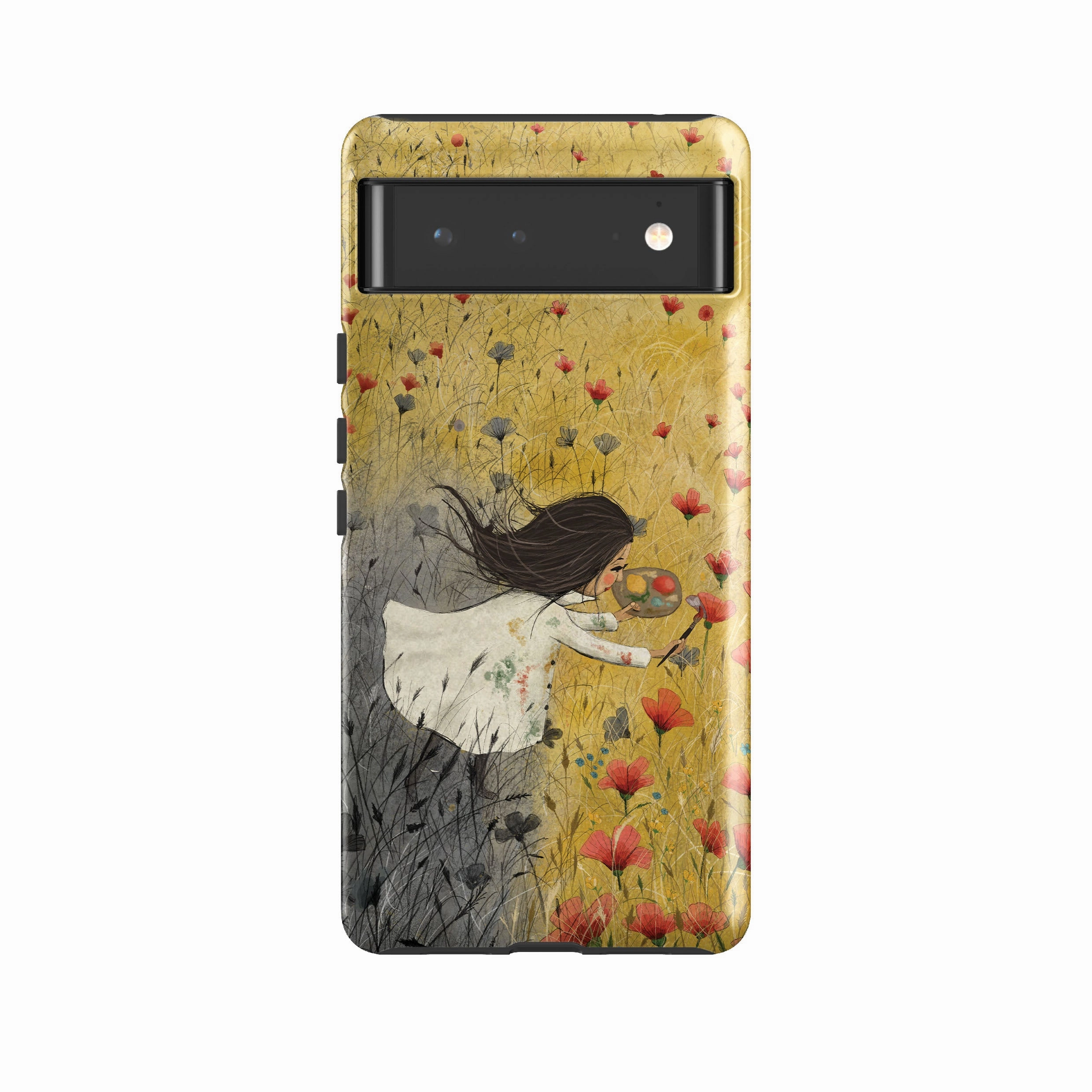 Outdoor Use Google Tough Case -  Field Of Hope By Maja Lindberg