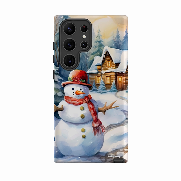 Flexible Texture Samsung Tough Case - Baby It's Cold Outside