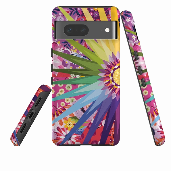 Google Tough  Case - Floral Sunshine II By Ali Brookes Non Slip