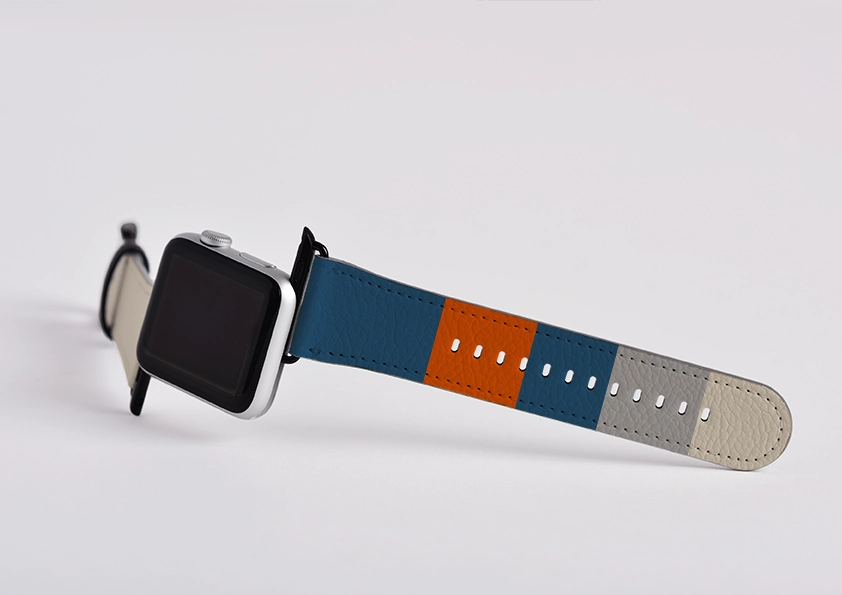 Apple Watch Strap- Dubai Chroma Horizontal Stripe Rugged Style
