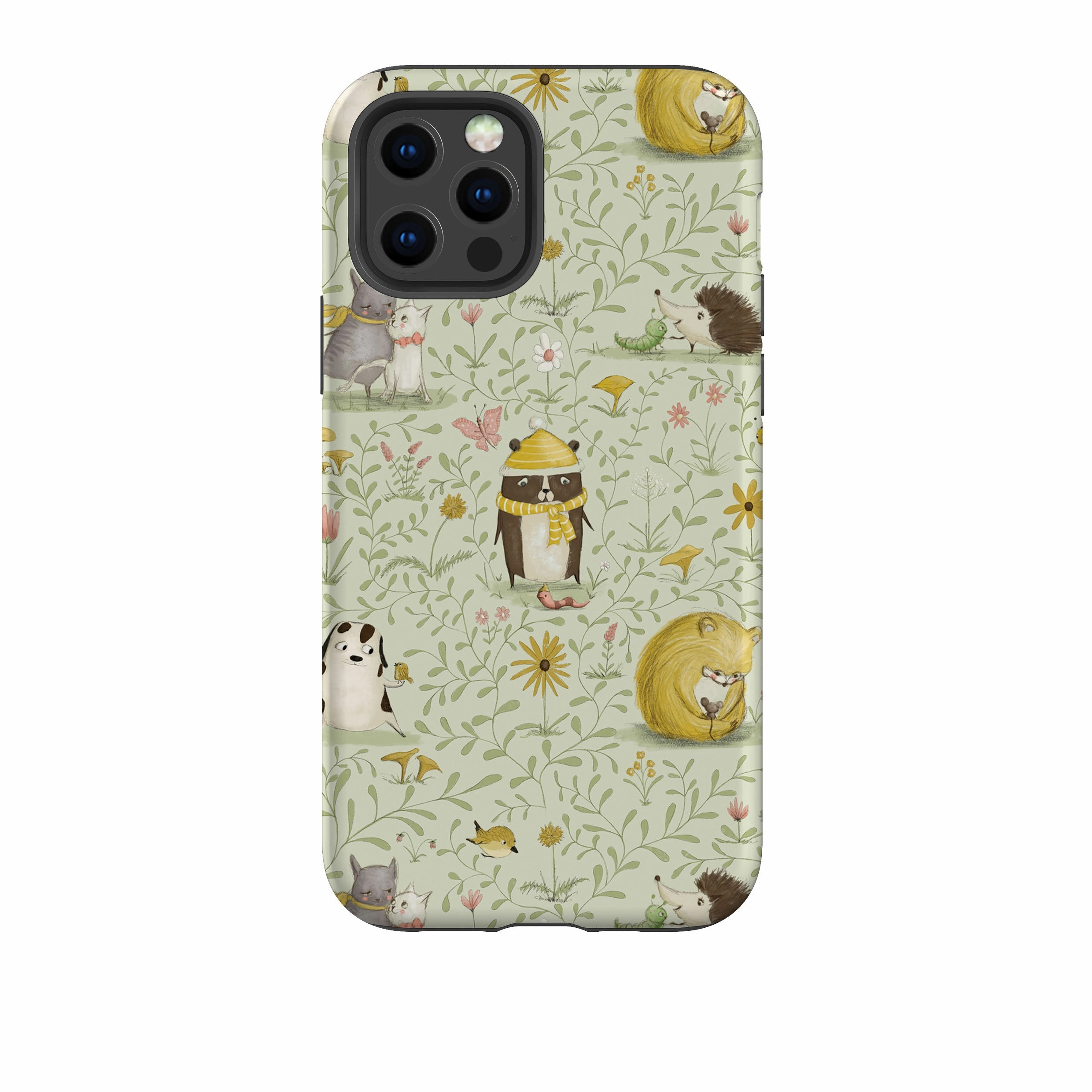 iPhone Tough Case - Animal Meetings By Maja Lindberg Gloss Finish Protective Finish