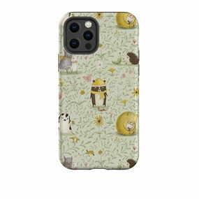 iPhone Tough Case - Animal Meetings By Maja Lindberg Gloss Finish Protective Finish