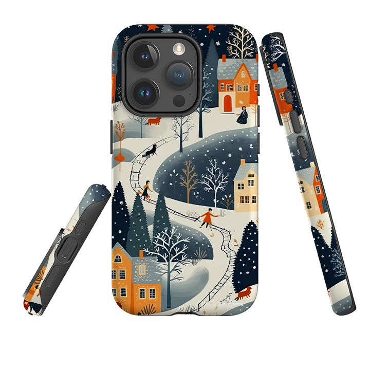 iPhone Tough Case - Winter Wonderland Protective Shell Stylish Look