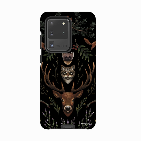 Samsung Tough Case - Highland Wildlife By Anna Stead Classic Texture Protective Fit