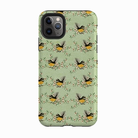 Luxury Finish Texture iPhone Tough Case - Fantail By Katherine Quinn