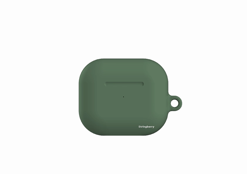 wireless charging silicone case Chicago Green Airpod Case Gen 4