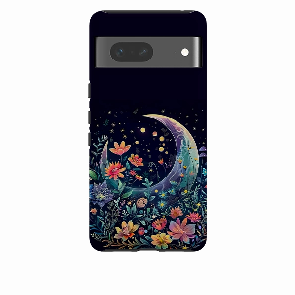 Google Tough Case - Summer Moon Floral II elegant design