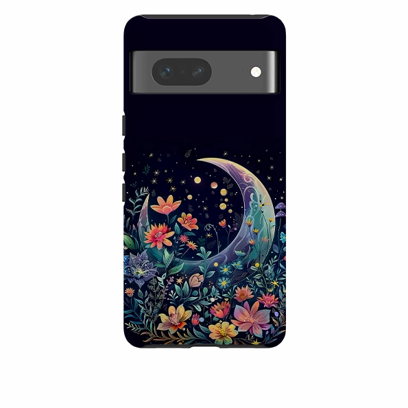 Durable Pattern Google Tough Case - Summer Moon Floral II
