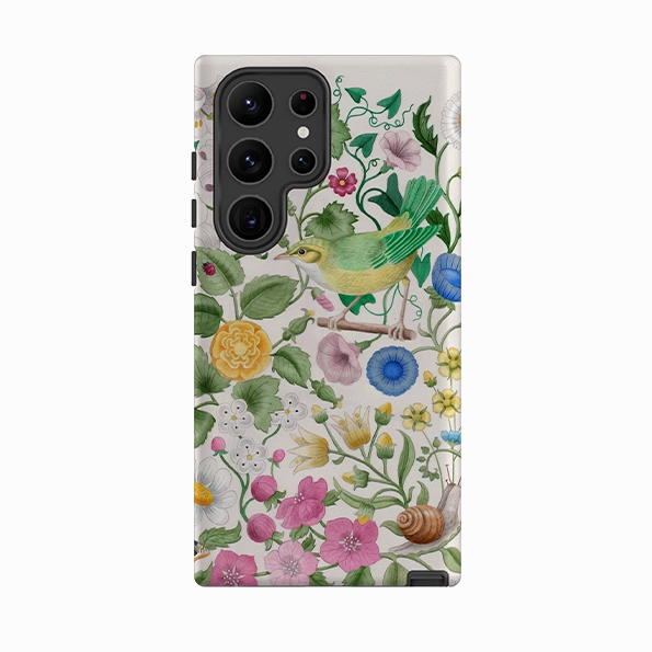 Compact Structure Protective Design Samsung Tough  Case - Botanical Garden By Bex Parkin