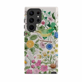 Compact Structure Protective Design Samsung Tough  Case - Botanical Garden By Bex Parkin
