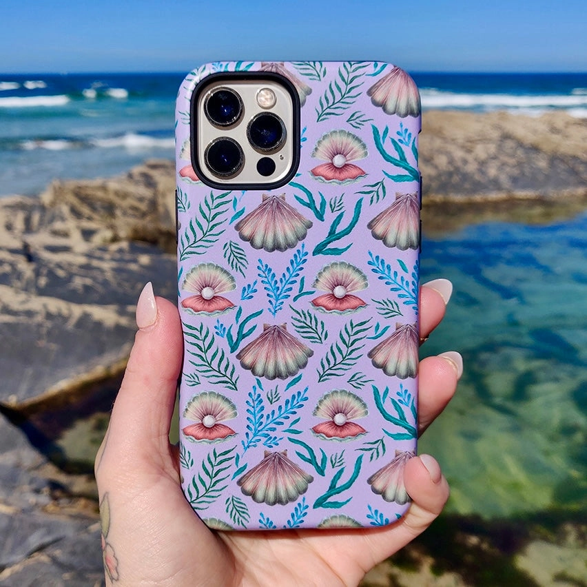 iPhone Tough Case - Shell By Catherine Rowe Stylish Look Soft Finish