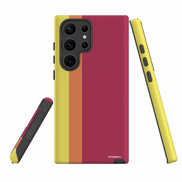 Samsung Tough Case - Bari Chroma-Stripe Strong Surface Durable Material