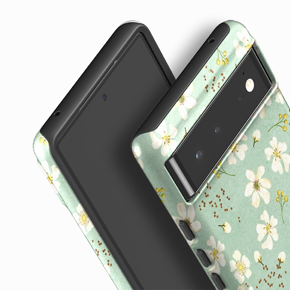 Outdoor Travel Matte Edge Google Tough Case -  Manuka Floral By Katherine Quinn