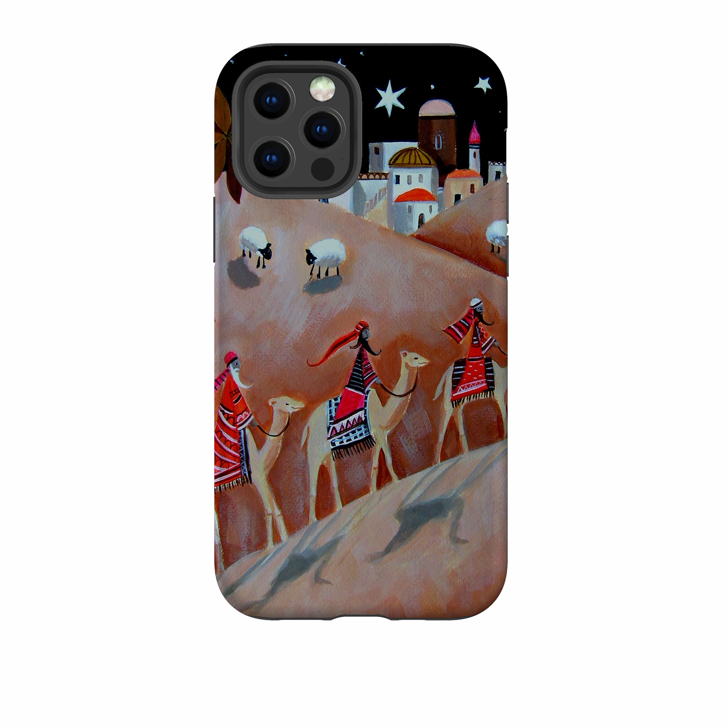 iPhone Tough Case - We Three Kings By Mary Stubberfield Minimal Detail