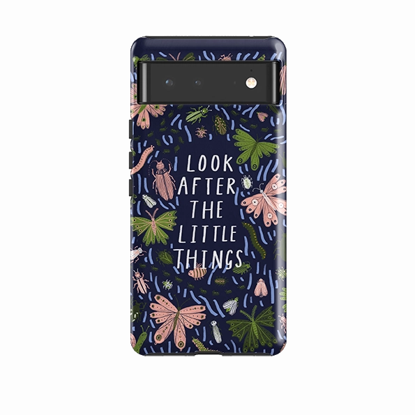 Protective cover Google Tough Case -  Little Things Blue By Lee Foster Wilson