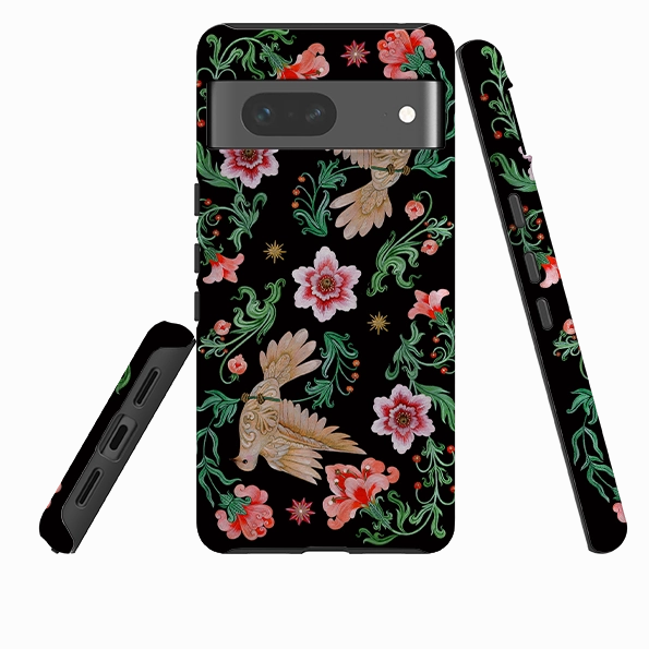 Google Tough  Case - Two Turtle Doves By Maria Matos Vivid Detail Texture