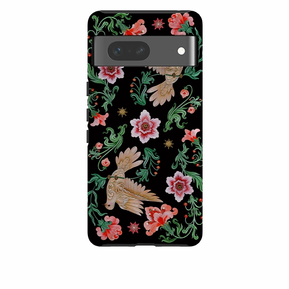 Versatile Accessory Protective Frame Google Tough  Case - Two Turtle Doves By Maria Matos