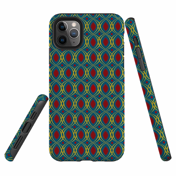 iPhone Tough Case - Lattice By Cressida Bell Protective Corners