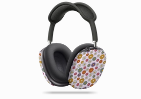 fashion minimalist silicone shell soft pastel airpods case Mixed Daisies Airpod Max Case