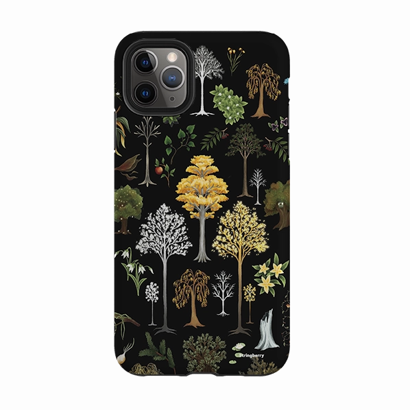 Gloss Surface iPhone Tough Case - Fantasy Herbal  By Anna Stead