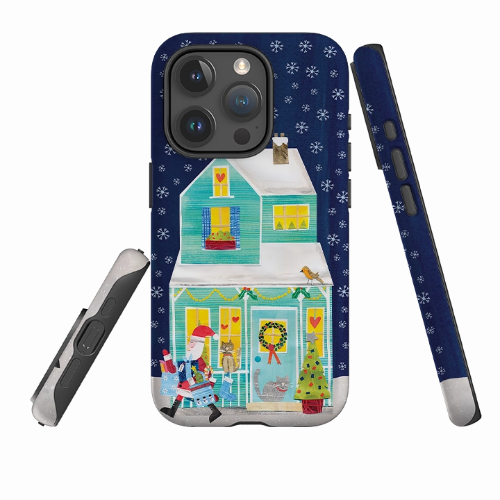 Soft Protection Comfort Pattern Texture iPhone Tough Case - Holiday House By Tracey English