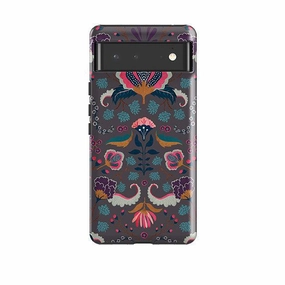 Google Tough Case -  Folk Floral By Katherine Quinn Stylish Finish Elegant Pattern