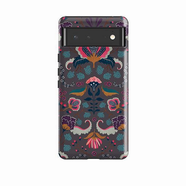 Google Tough Case -  Folk Floral By Katherine Quinn Stylish Finish Elegant Pattern