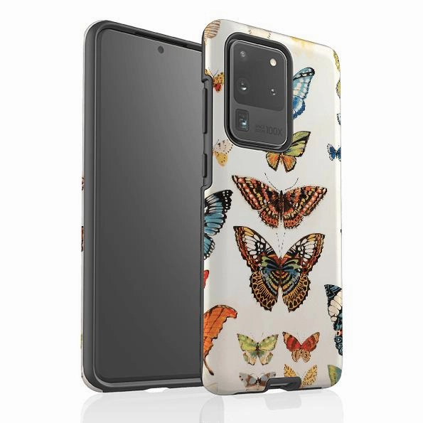 Samsung Tough Case - Butterflies By Sarah Campbell Compact Texture Layer Ergonomic Feel