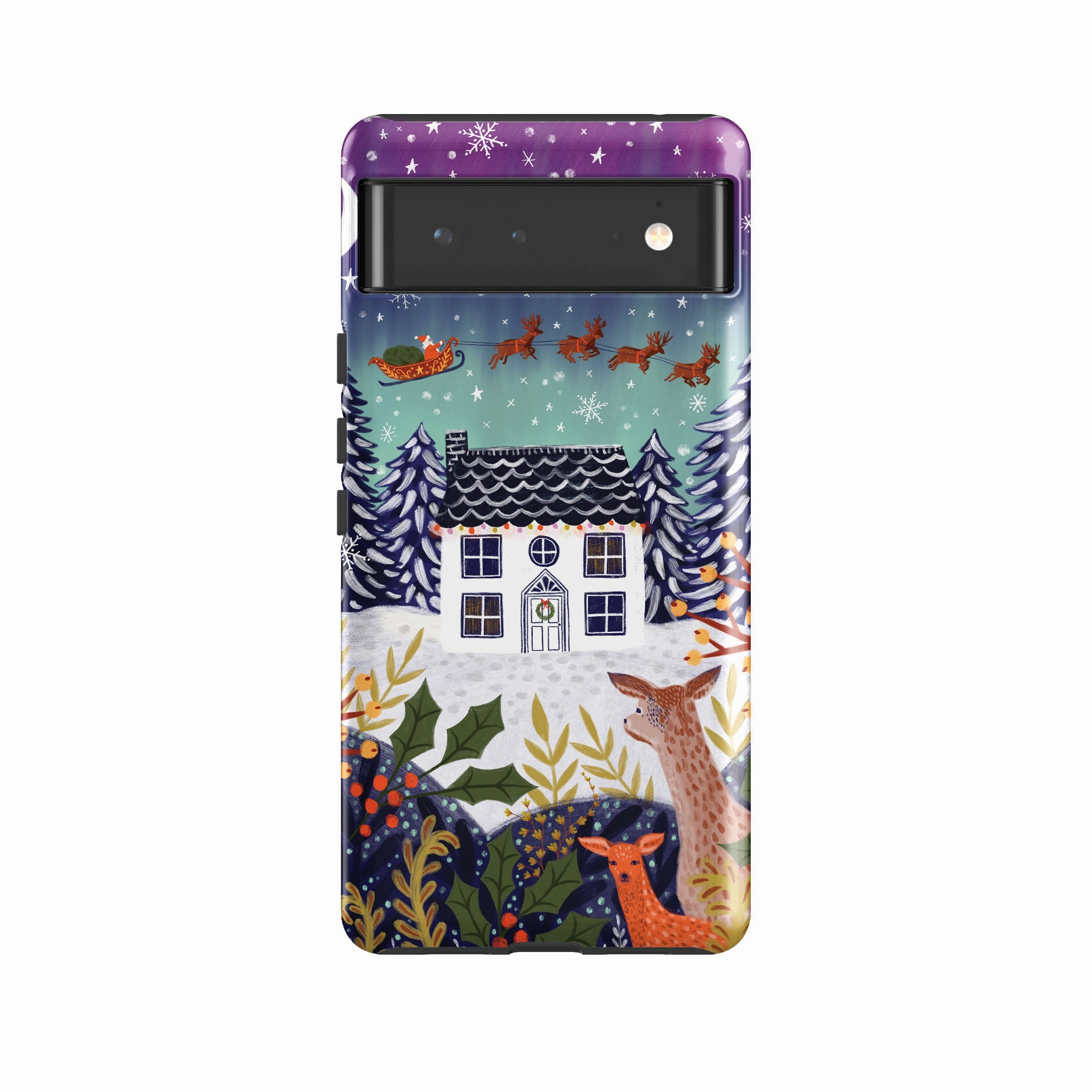 Protective Look Flexible Texture Google Tough Case -  Night Before Christmas By Lee Foster Wilson